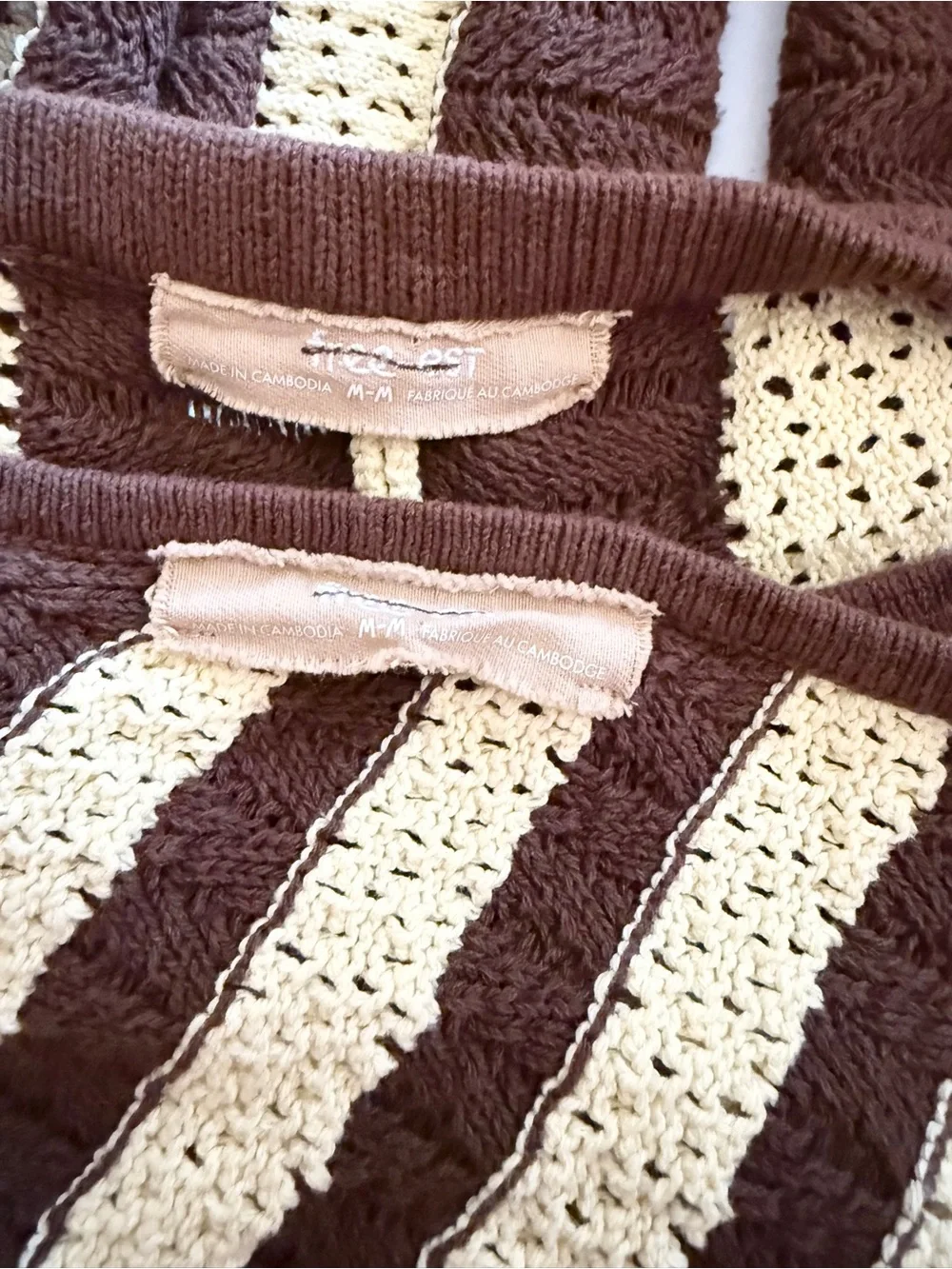 Free People Free-EST Joan Fauxchet Set in Brown NWOT - Picture 10 of 11